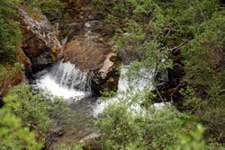 Waterfall on Galatea Trail