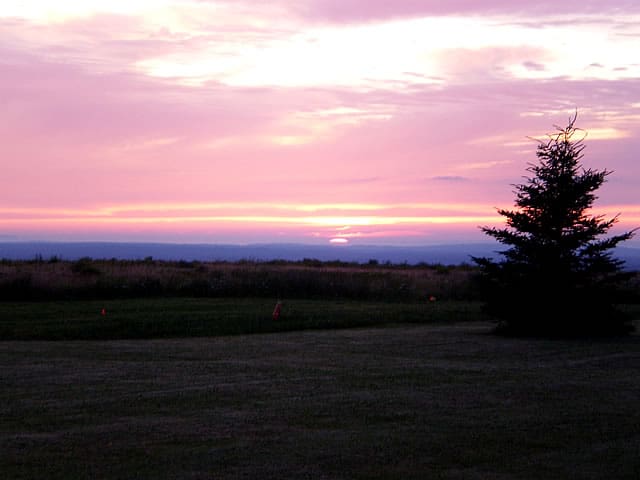 Nova Scotia Sunset : Eagles Pitch Campground