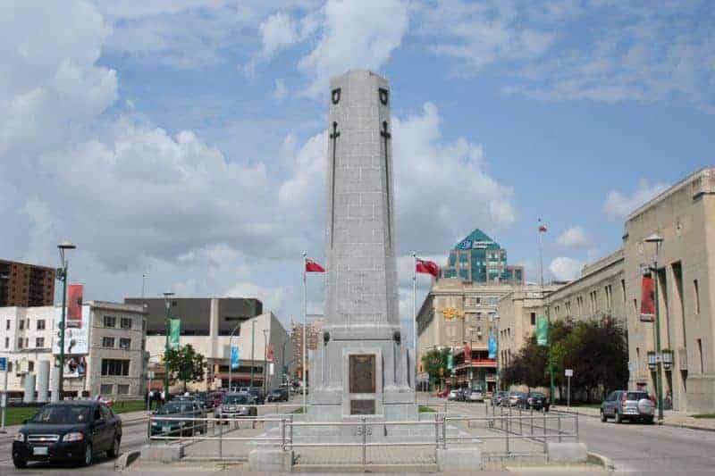 memorial park statue remembrance day