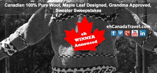 New Brunswick Winner of Sweater Sweepstakes