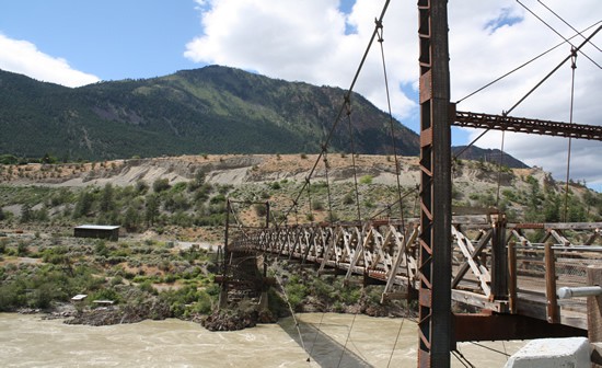 Old bridge in Lillooet