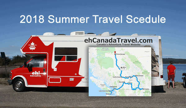 2018 Summer Travel Schedule