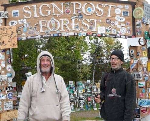 Greg & Colin at Sign Post Forest