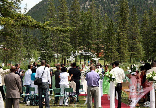 Wedding Celebration in Banff
