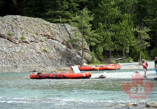 Bow River Rafting - Banff, Alberta, Canada