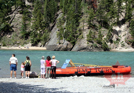 Bow River Raft Tours - Banff, Alberta, Canada