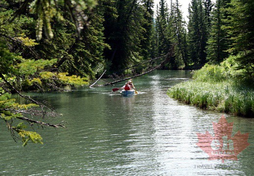 Canoeing in Banff