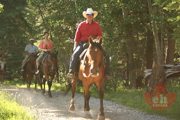 Horseback Riding near Banff