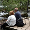 Lunching on Moraine Lake