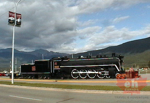 Train at Jasper Train Station