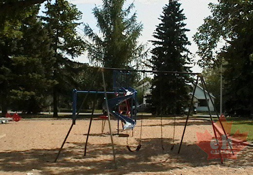 Playing in Borden Park