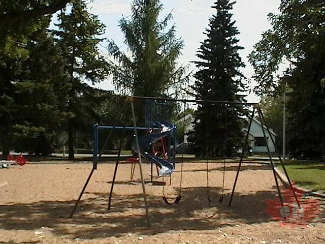 Playing in Borden Park