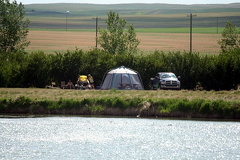 Tenting on a Reservoir