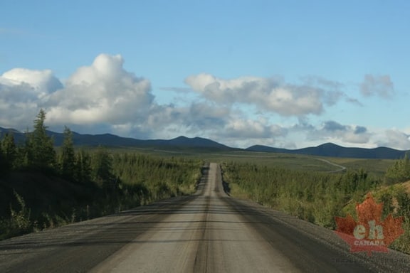 Richardson Mountains in View