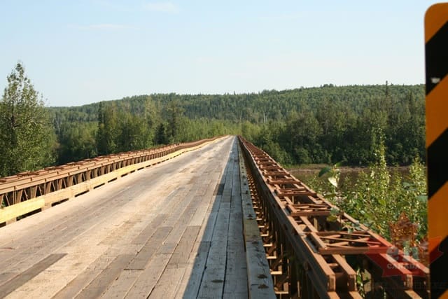 Highway Bridge (3561 visits) Bridge crossing Fort Nelson River Highway Bridge