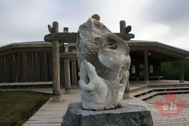 Sculptured Sandstone Rock