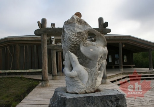 Sculptured Sandstone Rock