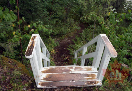 Stairs on Hiking Trail