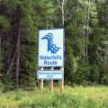 Waterfall Route Sign