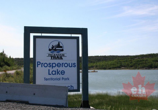 Prosperous Lake Park Sign