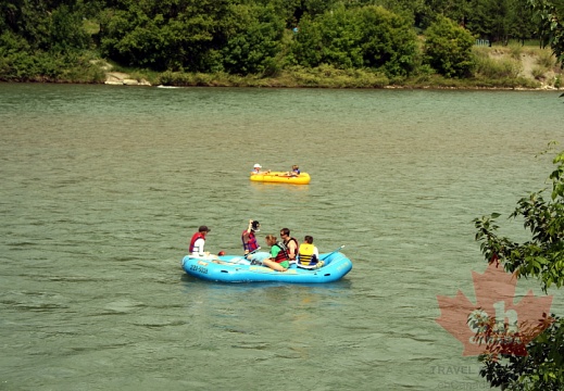 Rafting the Bow River