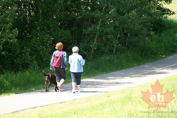 Walking at Glenmore Lake