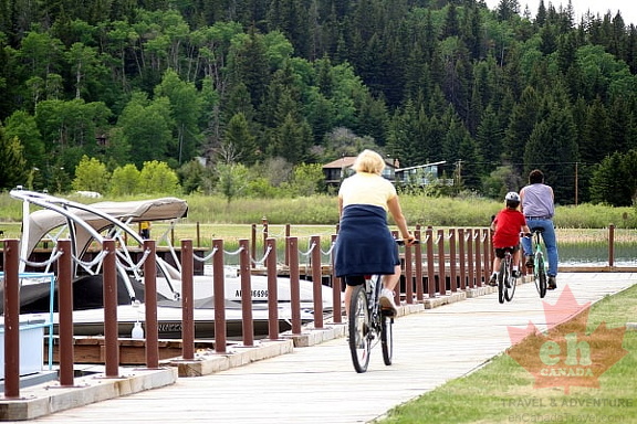 Biking Elkwater Lake