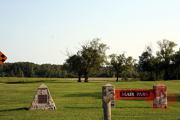 Mair Park Sign in Prince Albert