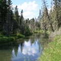 Kingsmere River in Prince Albert National Park