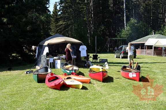 Picnic and Paddle on Waskesiu Lake