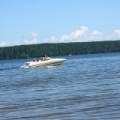 Boating Waskesiu Lake 