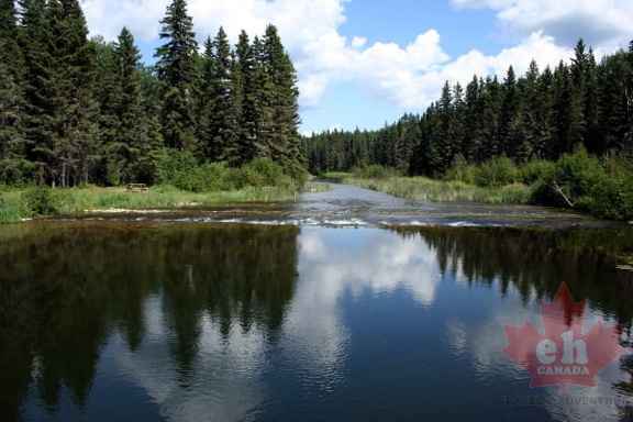 Waskesiu River in Prince Albert National Park