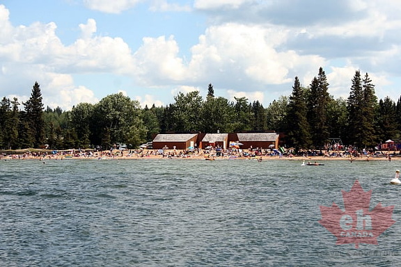 Main Beach in Village