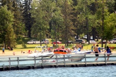 Waskesiu Village Boats and Beaches