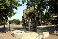Spirit of Youth Statue in Saskatoon
