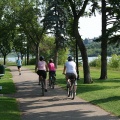 Biking the Meewasin Trail