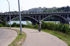 Biking the Banks of the River