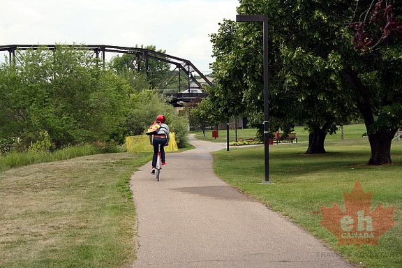 Biking in Rotary Park