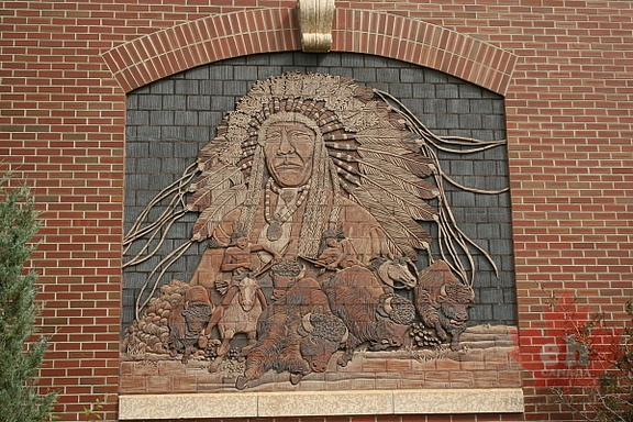 First Nation Brick Art 