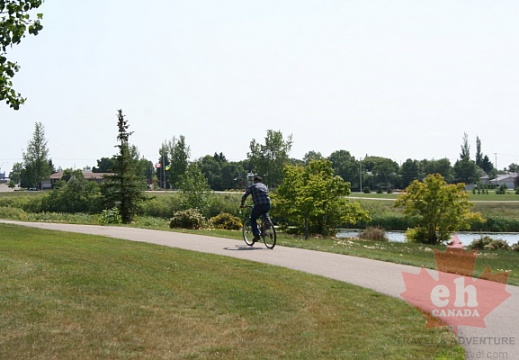 Biking in Saskatchewan