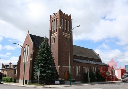 Stone and Brick Church in Moose Jaw