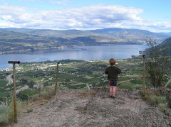 Child Enjoying Views