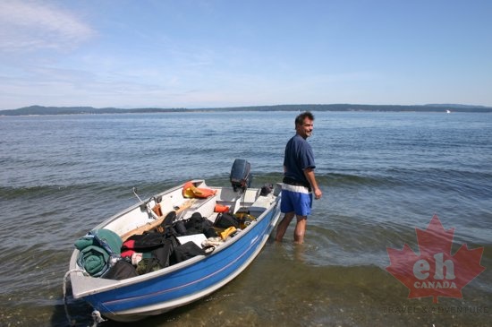 Boating (1425 visits) Beach launch Departing for Tent Island Boating