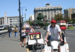 Kabuki Cabs (5959 visits) Bike Cabs for hire touring the city Kabuki Cabs