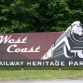 Entrance sign to park