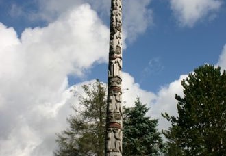 Tall Totems Pole