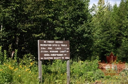 Directional Offroading Sign