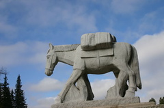 Pack Horse Statue
