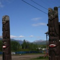 Village Totem Poles