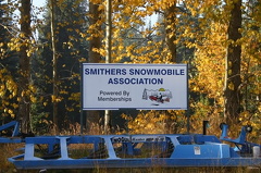 Snowmobile Smithers Sign
